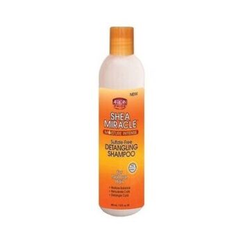 African Pride Shea Miracle Sulphate- Free Detangling Shampoo 12oz