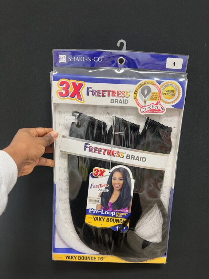3X Pre-Loop Yaky BOUNCE 16 (OT530) - Freetress Synthetic Crochet Braid - Image 4