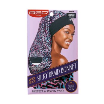 Red by Kiss Silky Wide Edge Braid Bonnet