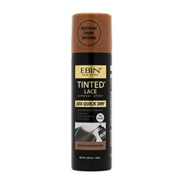 Ebin New York 10x Quick Dry Tinted Lace Spray, 3.38oz/ 100ml