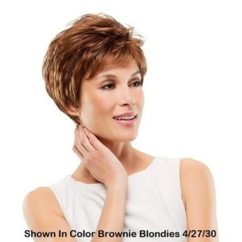 Kris a Jon Renau Wig Sold by Stylesome Wigs. No-Fuss Short Pixie Lightweight Synthetic Hair Open Wefted Cap. Average Size in 34 Different Colors