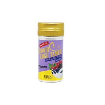 Ebin New York 24 Hour Edge Tamer Hair Sleek Stick, Extreme Firm Hold, 2.7 oz, Wild Berry – Sleek & Go