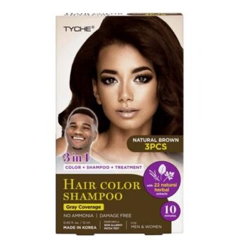 Tyche Hair Color Shampoo (Natural Brown)